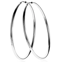ZINZI zilveren oorringen 55 x 2mm glad ZIO437
