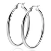 ZINZI zilveren oorringen 46x3mm rond ZIO2180