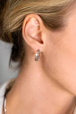 ZINZI zilveren oorsieraden met figaro schakels 17x3mm ZIO2291