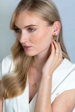 ZINZI zilveren ring extra 14K geel verguld gedraaid design 2mm ZIR2247