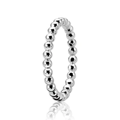 ZINZI zilveren ring glad bol ZIR923