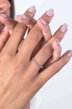 ZINZI zilveren ring glad bol ZIR923