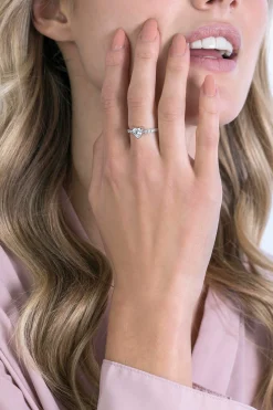 ZINZI zilveren ring hart witte zirconia ZIR2134