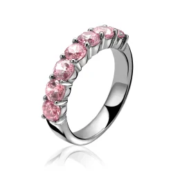 ZINZI zilveren ring roze ZIR1000R