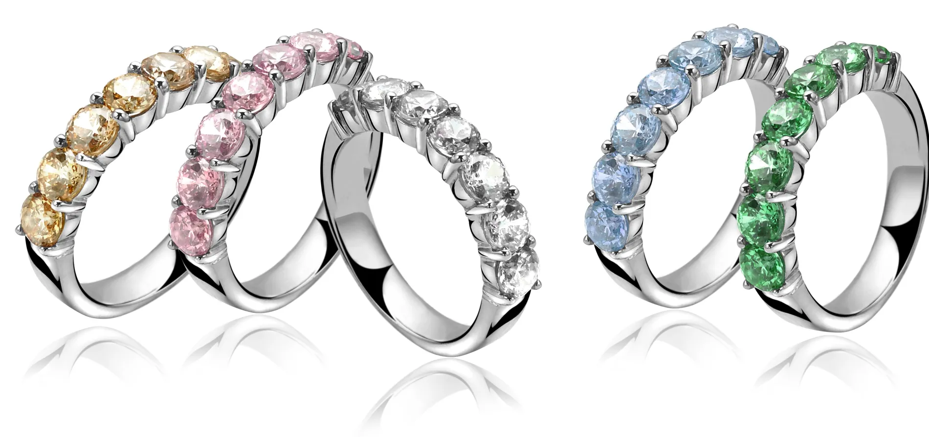 ZINZI zilveren ring roze ZIR1000R