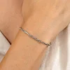 ZINZI zilveren schakel armband 2,3mm breed 18-21cm ZIA2648