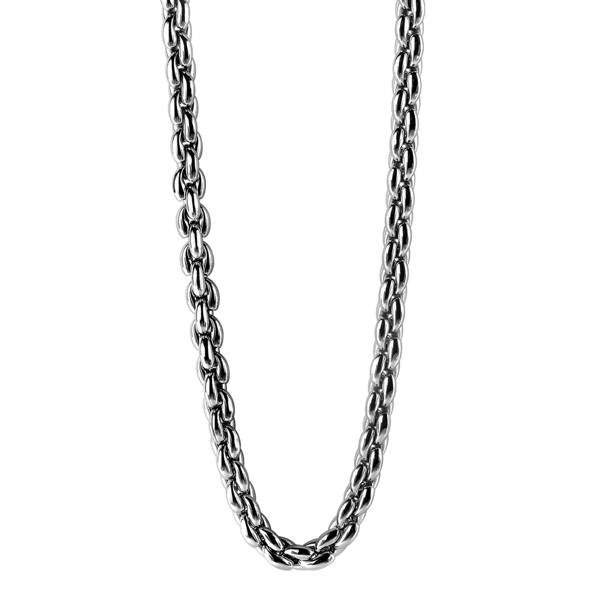Zinzi zilveren schakel collier 43cm ZIC1205