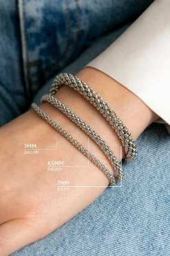 ZINZI zilveren schakelarmband 21cm ZIA1057-21