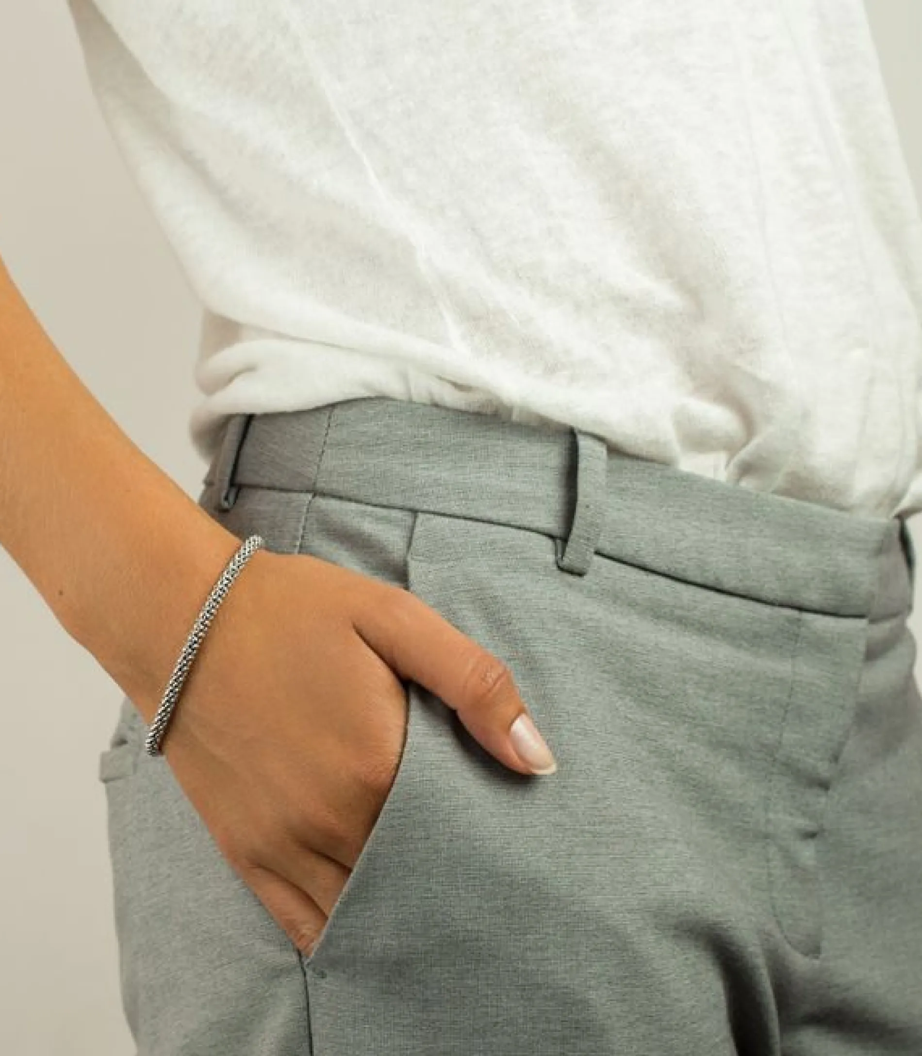 Zinzi zilveren schakelarmband 4,5mm breed 19cm ZIA1057