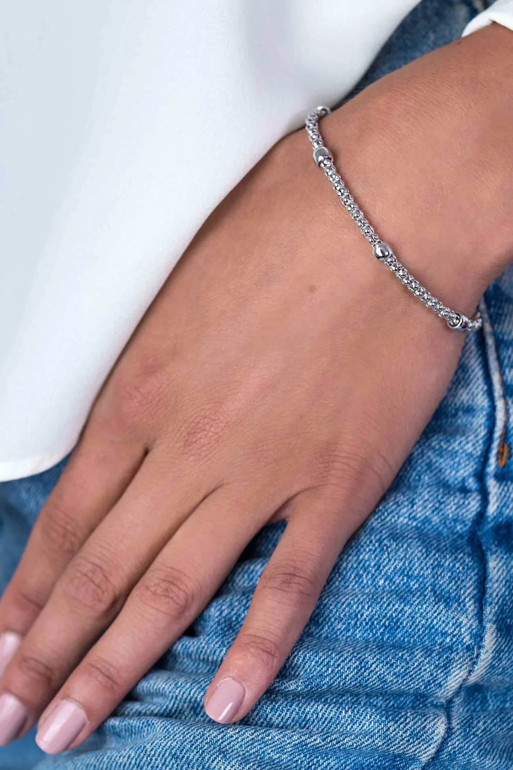 Zinzi zilveren schakelarmband 19cm ZIA1022