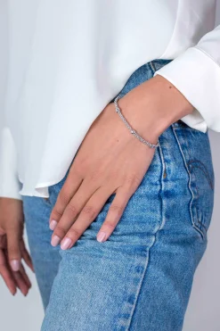 Zinzi zilveren schakelarmband 19cm ZIA1022