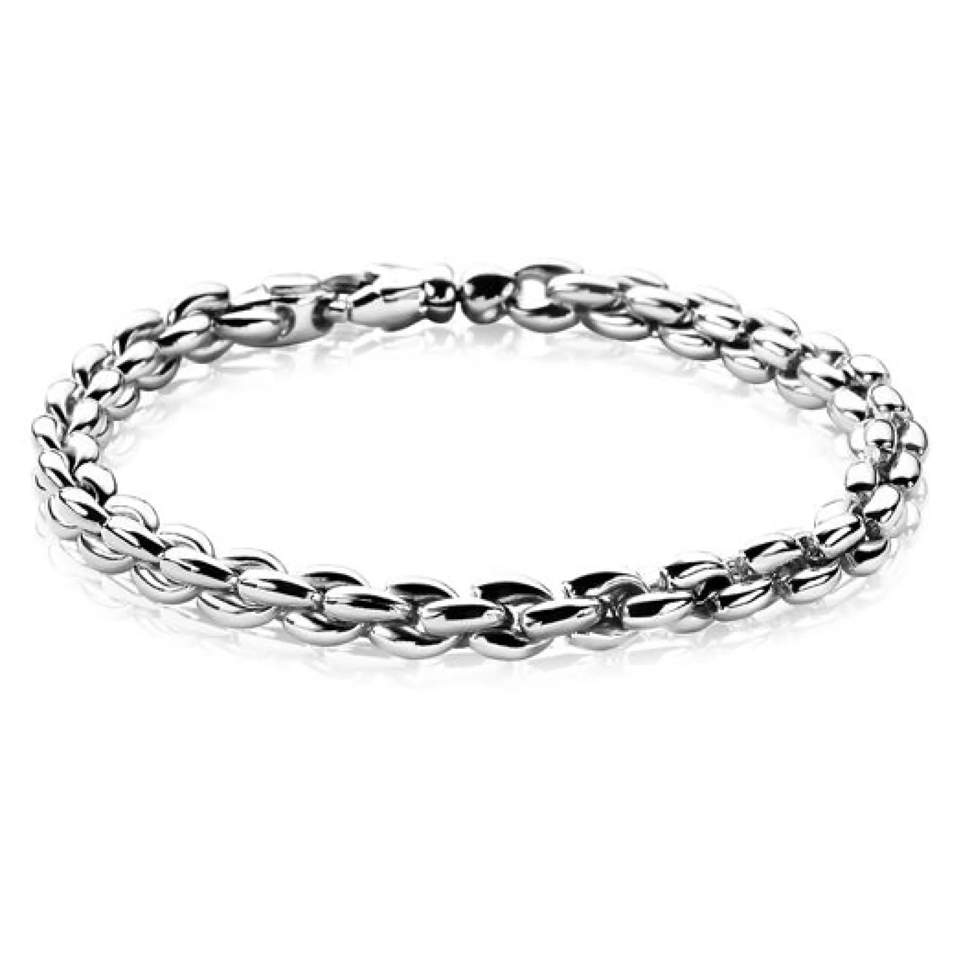 Zinzi zilveren schakelarmband 19,5cm ZIA1205