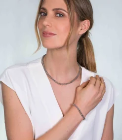 Zinzi zilveren schakelarmband 19,5cm ZIA1205