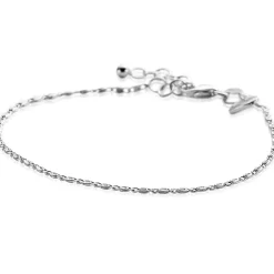 ZINZI zilveren scroll schakel armband (1,6mm breed) waarbij de schakels een dubbele krul/kronkeling maken 17-20cm ZIA2479