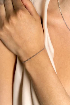 ZINZI zilveren scroll schakel armband (1,6mm breed) waarbij de schakels een dubbele krul/kronkeling maken 17-20cm ZIA2479