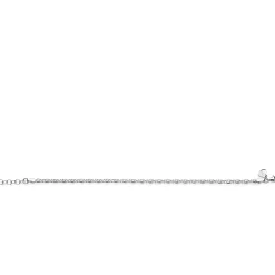 ZINZI zilveren scroll schakel armband (3mm breed) waarbij de schakels een dubbele krul/kronkeling maken 17-20cm ZIA2712