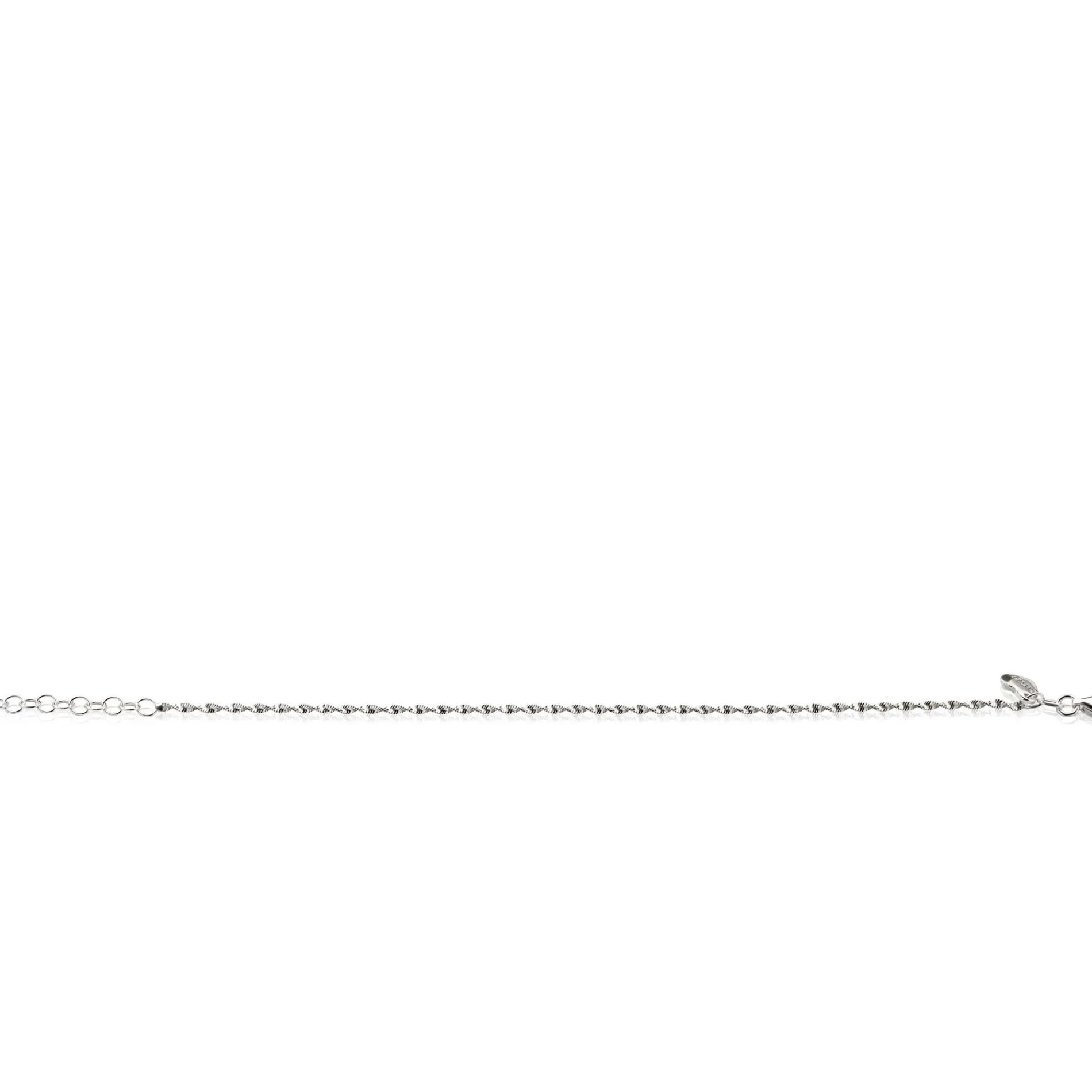 ZINZI zilveren singapore armband met glinsterende gedraaide schakels 1,9mm breed 17-20cm ZIA2585